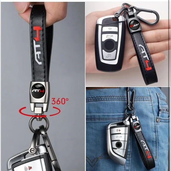 NWT GMC AT4 logo car Key Chain & key fob holder - Picture 5 of 5